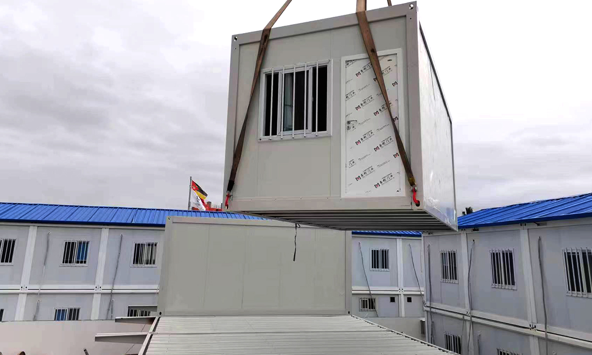 Modular Box House Camp Project in Mozambique