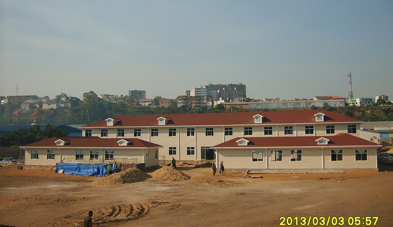 Light Steel Structures for Mozambique-Katembe Bridge Camp Project