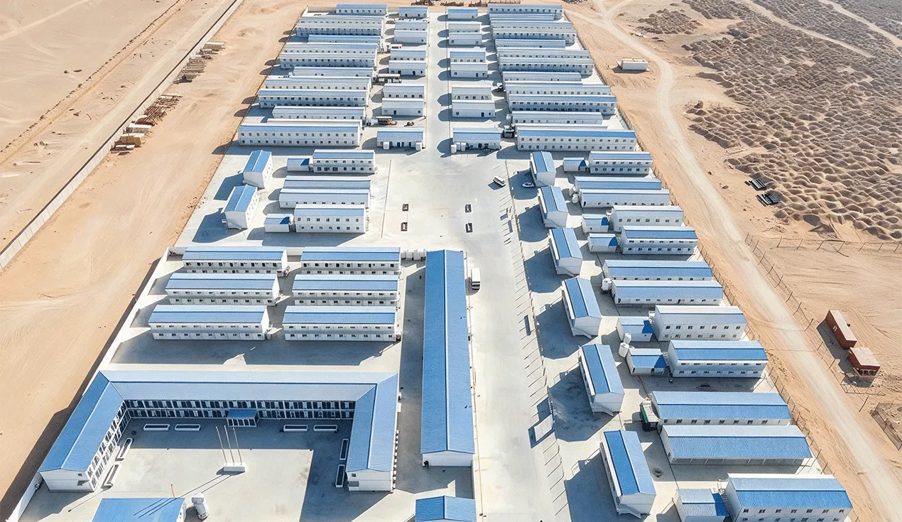 Construction Camp Buildings for the Egypt Xinfeng Iron & Steel Project