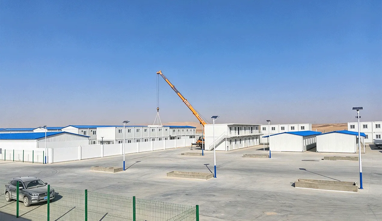 Construction Camp Buildings for the Egypt Xinfeng Iron & Steel Project