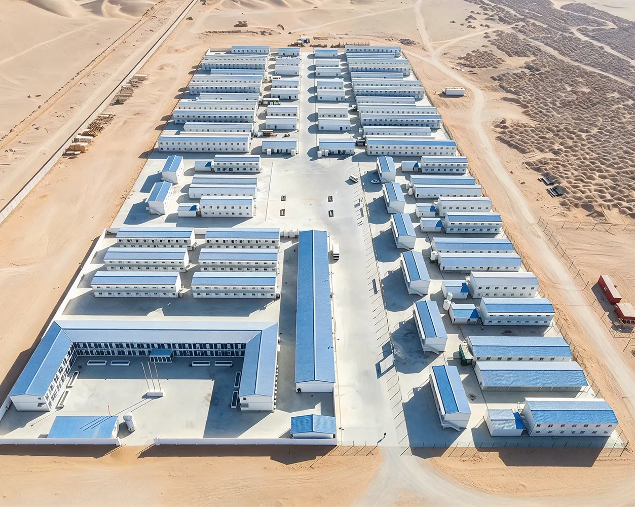 Construction Camp Buildings for the Egypt Xinfeng Iron & Steel Project