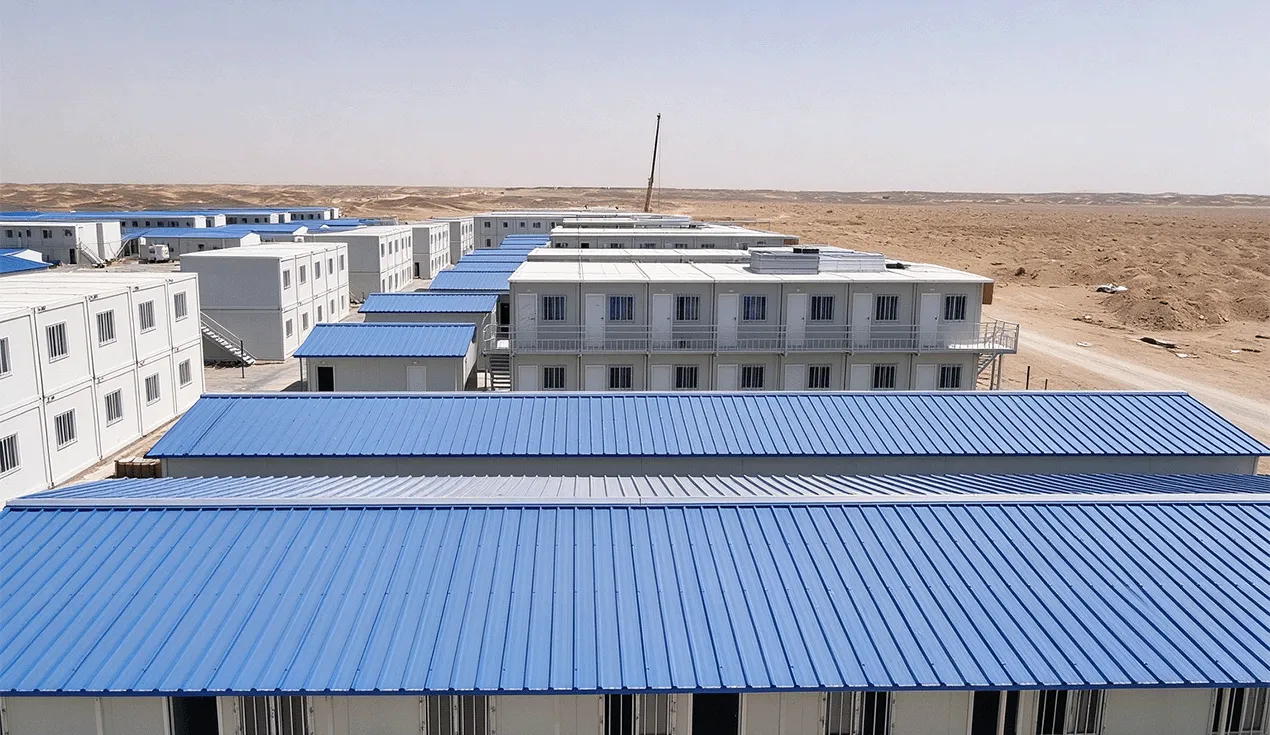 Construction Camp Buildings for the Egypt Xinfeng Iron & Steel Project