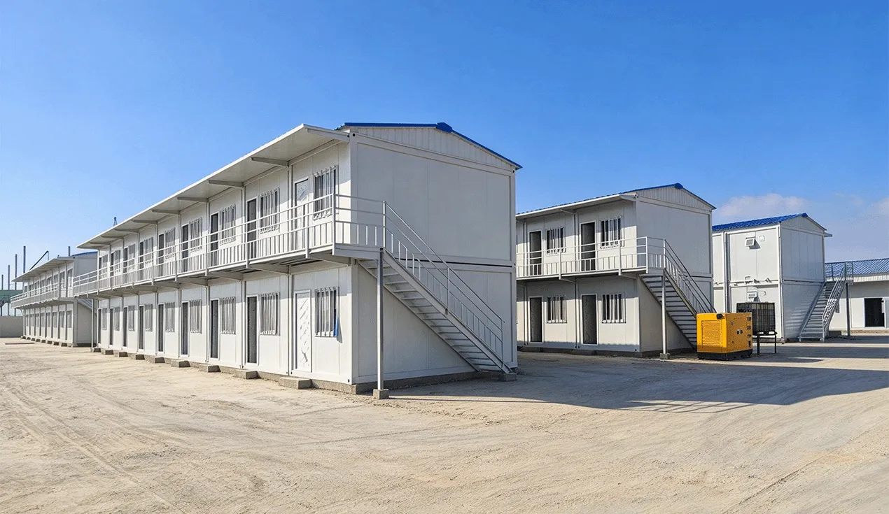 Construction Camp Buildings for the Egypt Xinfeng Iron & Steel Project